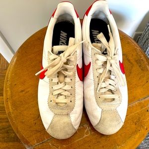Nike Cortez, white leather, women’s size 8